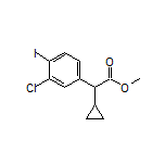 Methyl 2-(3-Chloro-4-iodophenyl)-2-cyclopropylacetate
