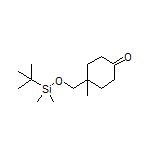 4-[[(tert-Butyldimethylsilyl)oxy]methyl]-4-methylcyclohexan-1-one