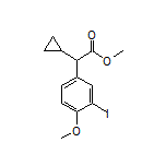 Methyl 2-Cyclopropyl-2-(3-iodo-4-methoxyphenyl)acetate