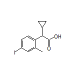 2-Cyclopropyl-2-(4-iodo-2-methylphenyl)acetic Acid