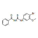 N-[(4-Bromo-3-methoxyphenyl)carbamothioyl]benzamide