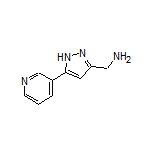 [5-(3-Pyridyl)-1H-pyrazol-3-yl]methanamine