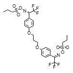 2,2,2-Trifluoro-1-[4-[3-[4-[2,2,2-trifluoro-1-[[(propylsulfonyl)oxy]imino]ethyl]phenoxy]propoxy]phenyl]ethanone O-Propylsulfonyl Oxime