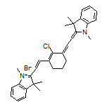 2-[2-[2-Chloro-3-[2-(1,3,3-trimethylindolin-2-ylidene)ethylidene]cyclohex-1-en-1-yl]vinyl]-1,3,3-trimethyl-3H-indol-1-ium Bromide