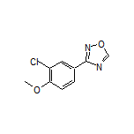 3-(3-Chloro-4-methoxyphenyl)-1,2,4-oxadiazole