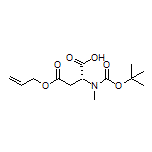 (R)-4-(Allyloxy)-2-[Boc-(methyl)amino]-4-oxobutanoic Acid