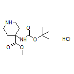 Methyl 4-(Boc-amino)piperidine-4-carboxylate Hydrochloride