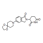 3-[1-Oxo-5-(1,4-dioxa-8-azaspiro[4.5]decan-8-yl)isoindolin-2-yl]piperidine-2,6-dione