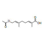 (2E,6E)-8-Acetoxy-2,6-dimethylocta-2,6-dienoic Acid