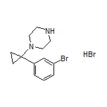 1-[1-(3-Bromophenyl)cyclopropyl]piperazine Hydrobromide