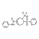 N-Phenyl-3-(pyridin-2-ylsulfonyl)-2-(trifluoromethyl)-8-azabicyclo[3.2.1]octane-8-carboxamide