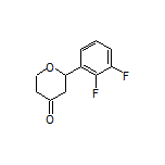 2-(2,3-Difluorophenyl)dihydro-2H-pyran-4(3H)-one