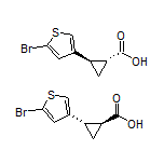 trans-2-(5-Bromothiophen-3-yl)cyclopropanecarboxylic Acid