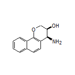 (3S,4S)-4-Amino-3,4-dihydro-2H-benzo[h]chromen-3-ol