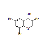 3,6,8-Tribromochroman-4-ol