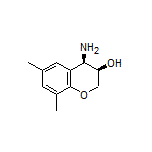 (3R,4R)-4-Amino-6,8-dimethylchroman-3-ol