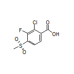 2-Chloro-3-fluoro-4-(methylsulfonyl)benzoic Acid