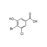 4-Bromo-3-chloro-5-hydroxybenzoic Acid