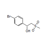 1-(4-Bromophenyl)-2-(methylsulfonyl)ethan-1-ol