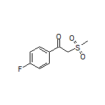 1-(4-Fluorophenyl)-2-(methylsulfonyl)ethan-1-one