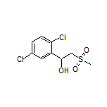 1-(2,5-Dichlorophenyl)-2-(methylsulfonyl)ethan-1-ol