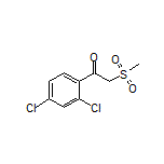 1-(2,4-Dichlorophenyl)-2-(methylsulfonyl)ethan-1-one