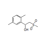 1-(2,5-Dimethylphenyl)-2-(methylsulfonyl)ethan-1-ol