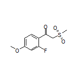 1-(2-Fluoro-4-methoxyphenyl)-2-(methylsulfonyl)ethan-1-one