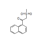 2-(Methylsulfonyl)-1-(naphthalen-1-yl)ethan-1-one