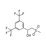 1-[3,5-Bis(trifluoromethyl)phenyl]-2-(methylsulfonyl)ethan-1-ol