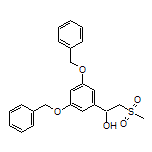 1-[3,5-Bis(benzyloxy)phenyl]-2-(methylsulfonyl)ethan-1-ol
