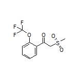 2-(Methylsulfonyl)-1-[2-(trifluoromethoxy)phenyl]ethan-1-one