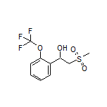 2-(Methylsulfonyl)-1-[2-(trifluoromethoxy)phenyl]ethan-1-ol