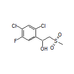1-(2,4-Dichloro-5-fluorophenyl)-2-(methylsulfonyl)ethan-1-ol