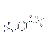 2-(Methylsulfonyl)-1-[4-(trifluoromethoxy)phenyl]ethan-1-one