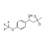 2-(Methylsulfonyl)-1-[4-(trifluoromethoxy)phenyl]ethan-1-ol