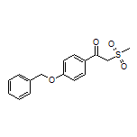1-[4-(Benzyloxy)phenyl]-2-(methylsulfonyl)ethan-1-one