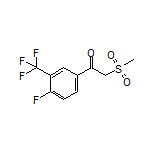 1-[4-Fluoro-3-(trifluoromethyl)phenyl]-2-(methylsulfonyl)ethan-1-one