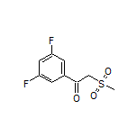 1-(3,5-Difluorophenyl)-2-(methylsulfonyl)ethan-1-one