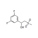 1-(3,5-Difluorophenyl)-2-(methylsulfonyl)ethan-1-ol