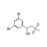 1-(3,5-Dibromophenyl)-2-(methylsulfonyl)ethan-1-ol