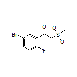 1-(5-Bromo-2-fluorophenyl)-2-(methylsulfonyl)ethan-1-one