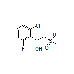 1-(2-Chloro-6-fluorophenyl)-2-(methylsulfonyl)ethan-1-ol