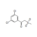 1-(3,5-Dichlorophenyl)-2-(methylsulfonyl)ethan-1-one