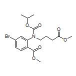 Methyl 4-Bromo-2-[(isopropoxycarbonyl)(4-methoxy-4-oxobutyl)amino]benzoate