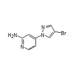 4-(4-Bromo-1H-pyrazol-1-yl)pyridin-2-amine