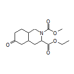 3-Ethyl 2-Methyl 6-Oxooctahydroisoquinoline-2,3(1H)-dicarboxylate
