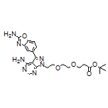 tert-Butyl 3-[2-[2-[4-Amino-3-(2-aminobenzo[d]oxazol-5-yl)-1H-pyrazolo[3,4-d]pyrimidin-1-yl]ethoxy]ethoxy]propanoate