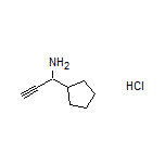 1-Cyclopentyl-2-propyn-1-amine Hydrochloride