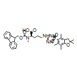 (R)-2-[Fmoc(methyl)amino]-5-[3-[(2,2,4,6,7-pentamethyl-2,3-dihydrobenzofuran-5-yl)sulfonyl]guanidino]pentanoic Acid